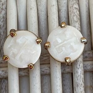Enamel Tory Burch Studs